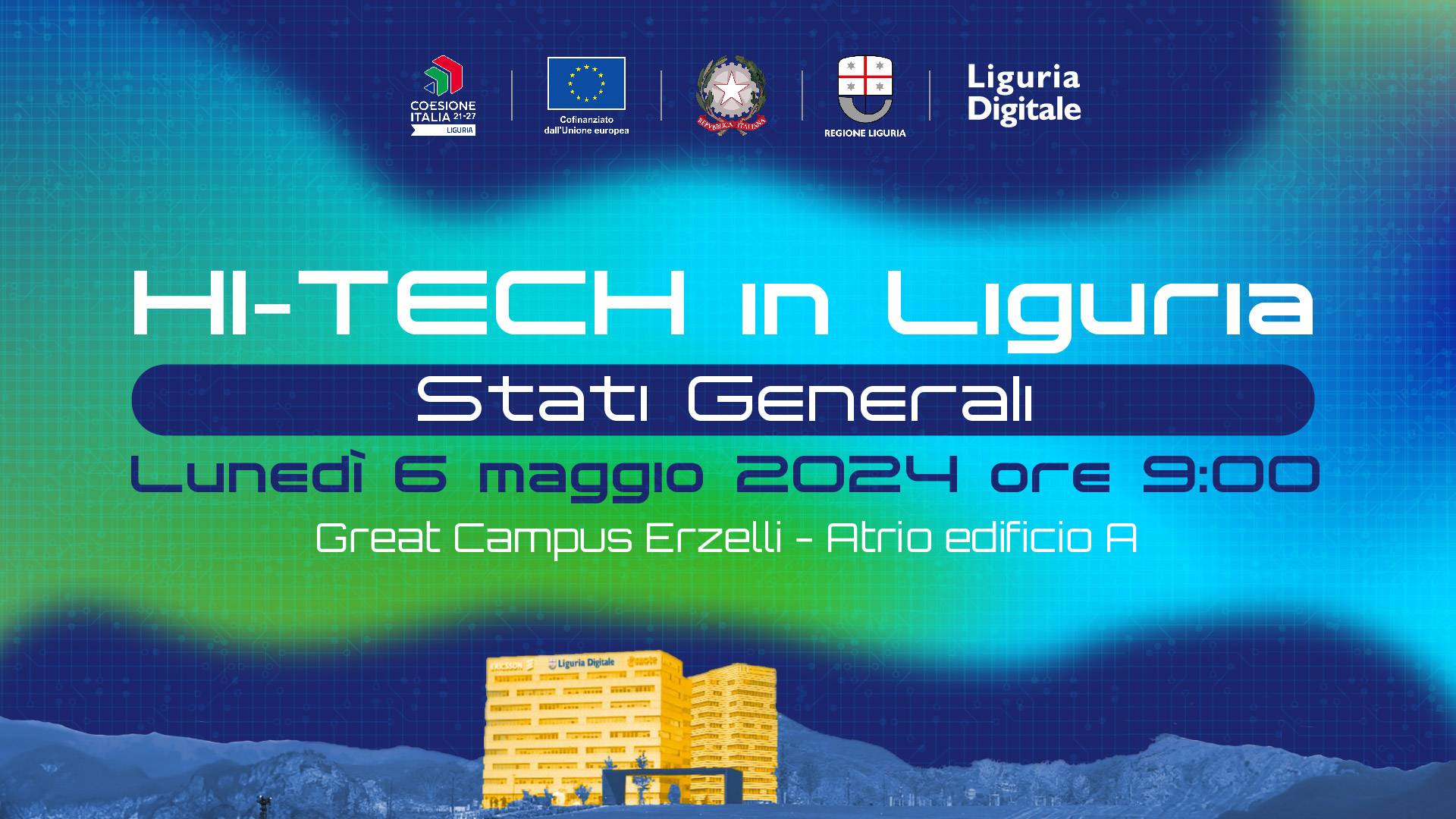  Hi-tech in Liguria. Stati Generali | Erzelli-Great Campus