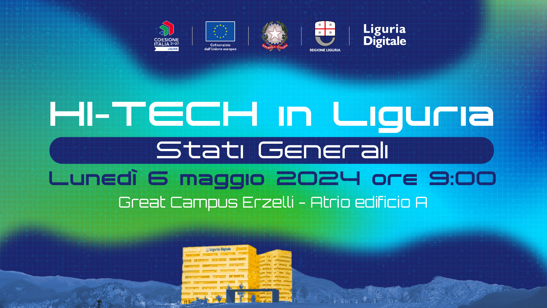 immagine descrittiva di  Hi-tech in Liguria. Stati Generali | Erzelli-Great Campus